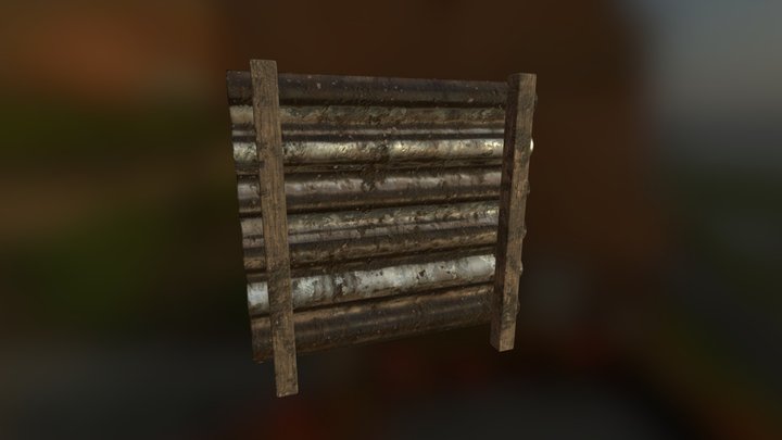 Fence 001 3D Model