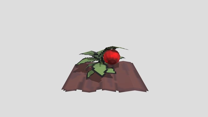 Tomato ( tomate) pixel art low poly 3D Model