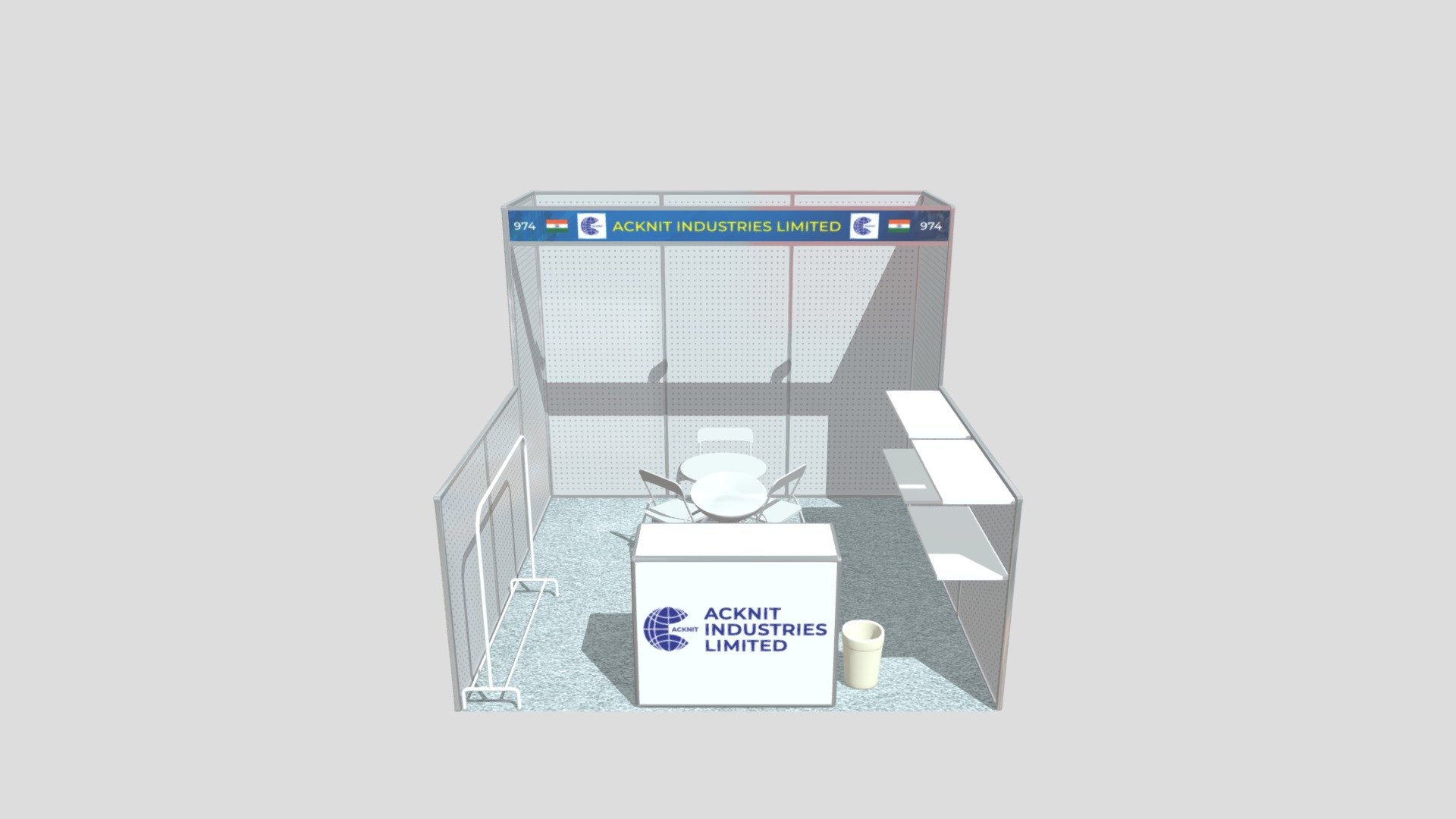 Acknit Booth Design - 3D model by Superior World Shows ...