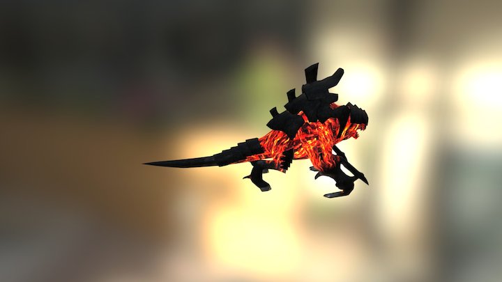 Lava Enemy Final 3D Model