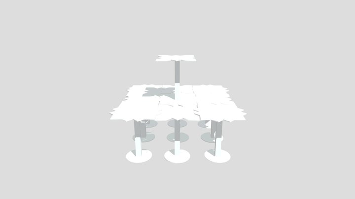 Juego de mesa Completo 3D Model