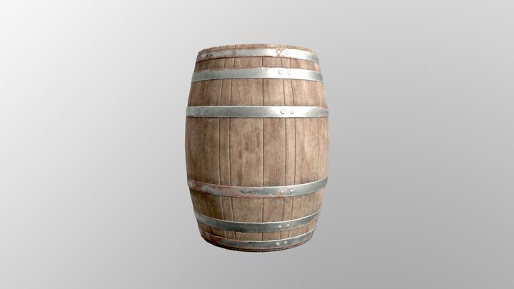 Barrel_GameDev Legend 3D Model