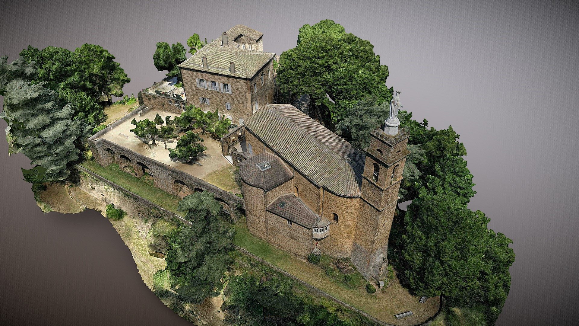 Notre Dame d'Ay - Buy Royalty Free 3D model by L'Œil du Ciel