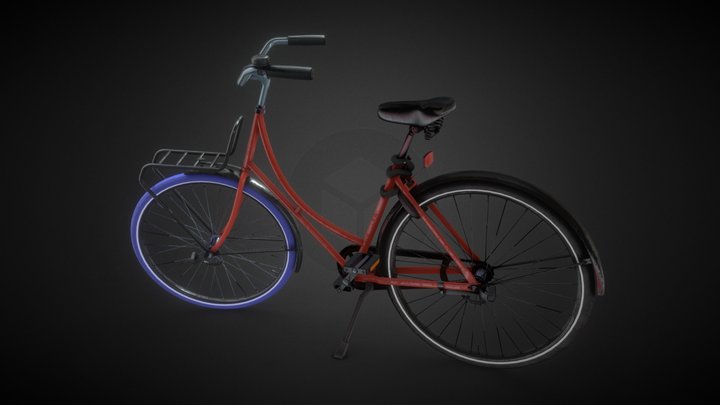 Vintage Bicycle 3D Model 3D Model