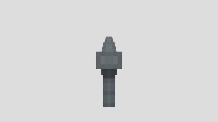 Minecraft Gun 3D Model