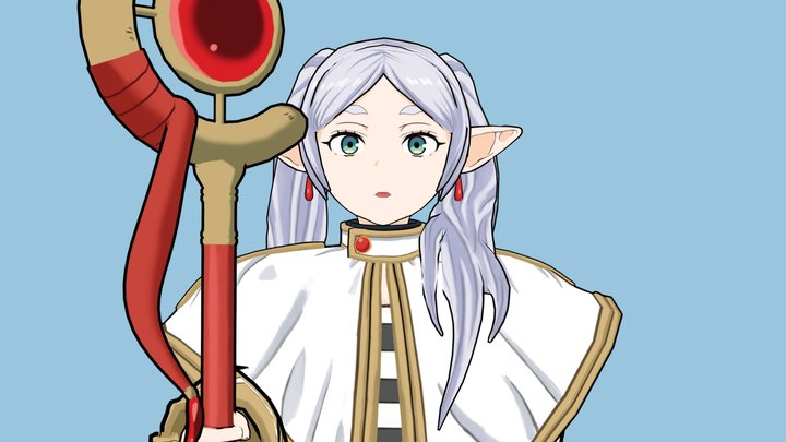 Frieren 3D Model