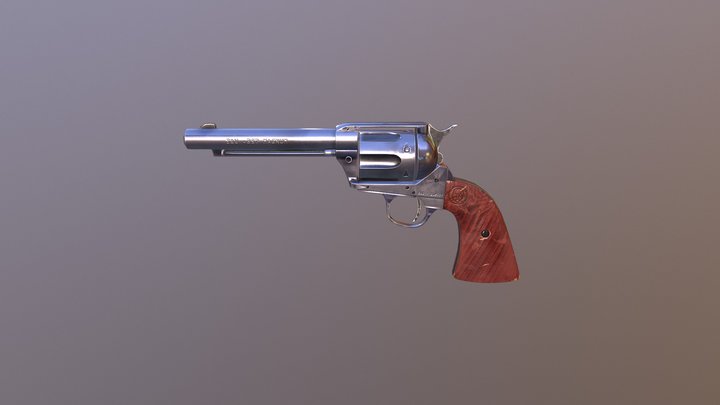 Colt Peacemaker SAA CO2 3D Model