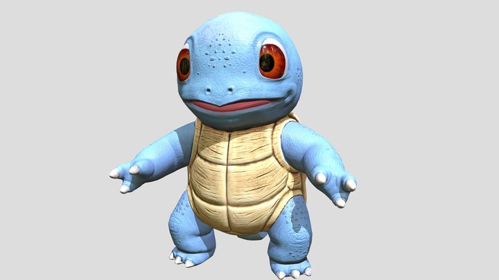 Squirtle (Pokémon) 3D Model