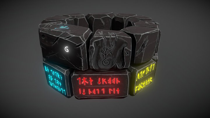 Stylized Well. 3D Model