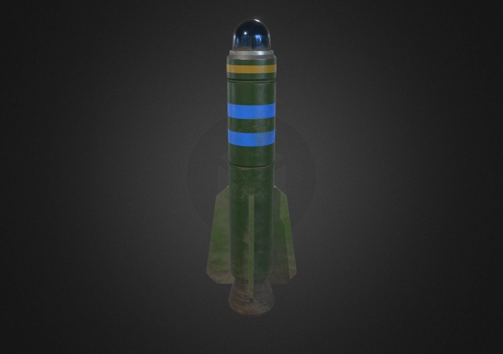 Smart Missile — Sketchfab embed 3D viewer