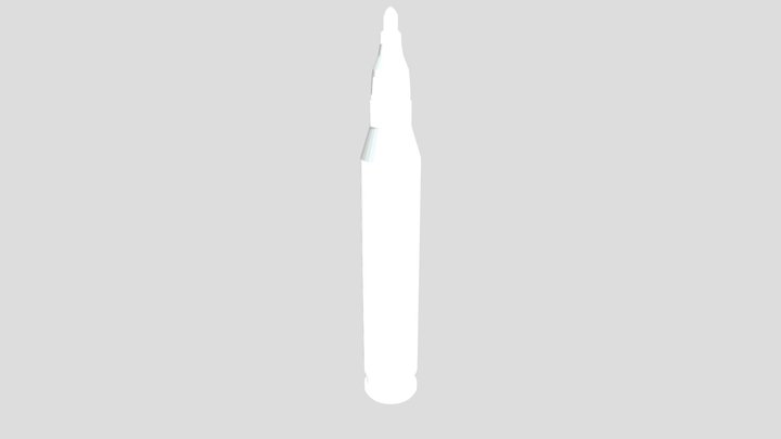 Пуля для винтовки 3D Model