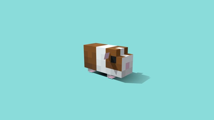 Minecraft - Guinea Pig 3D Model