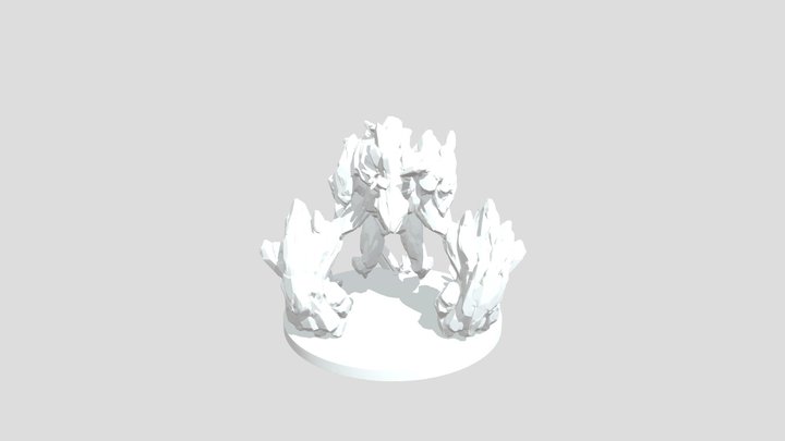 Crystal Elemental 3D Model