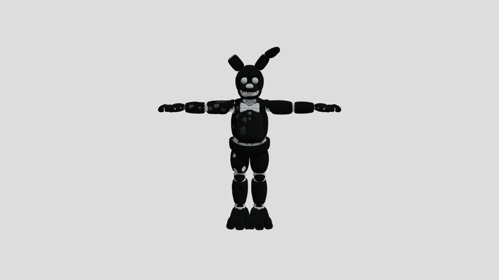 Movie Yellow Rabbit unmodefied model by Stridity 3D Model