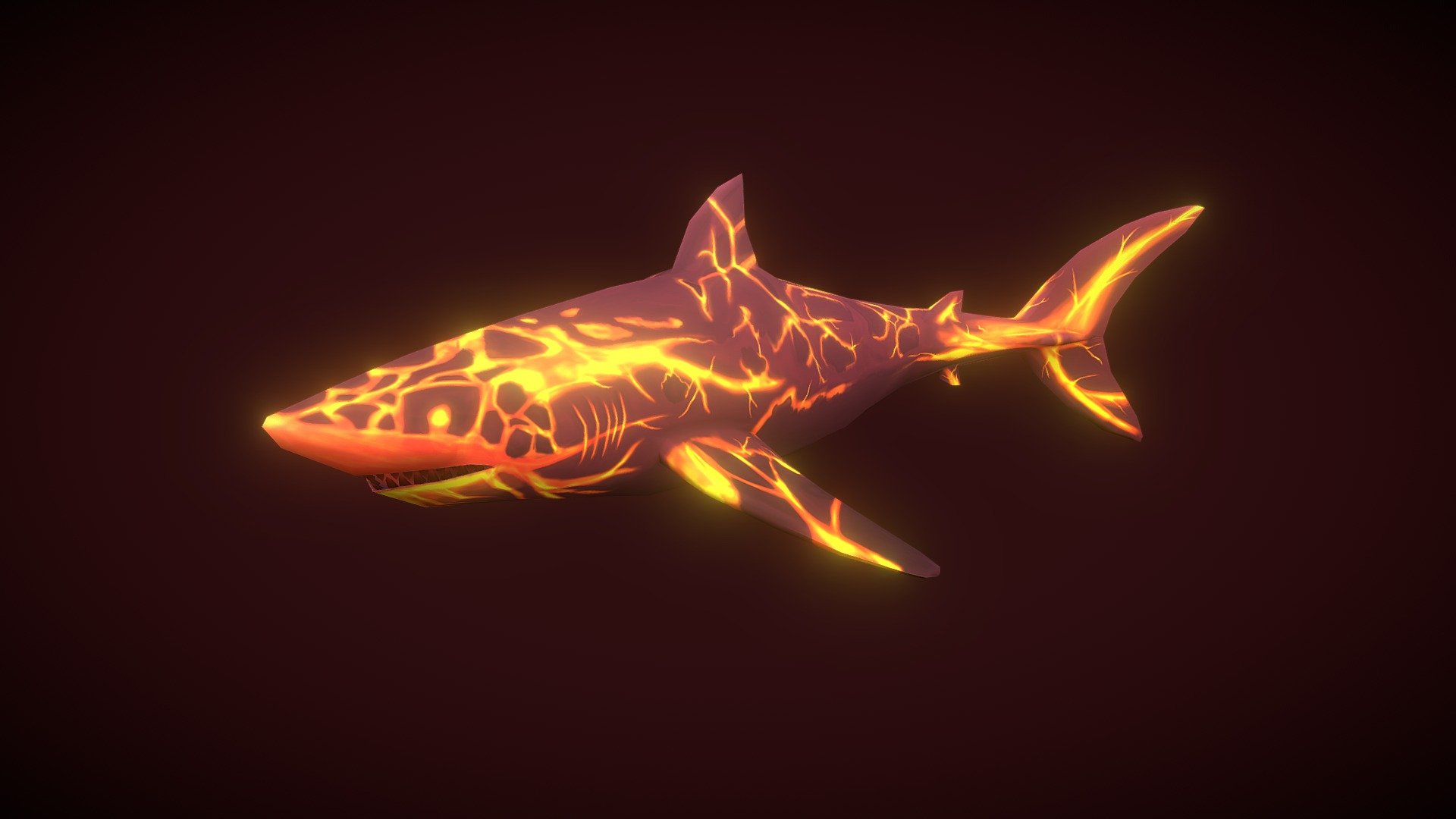 Fantasy Sharks Collection 3D Model
