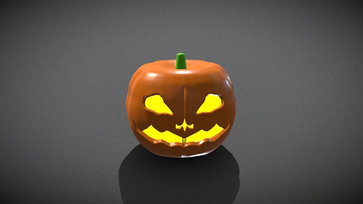 Jack-O-Lantern (pumpkin) 3D Model