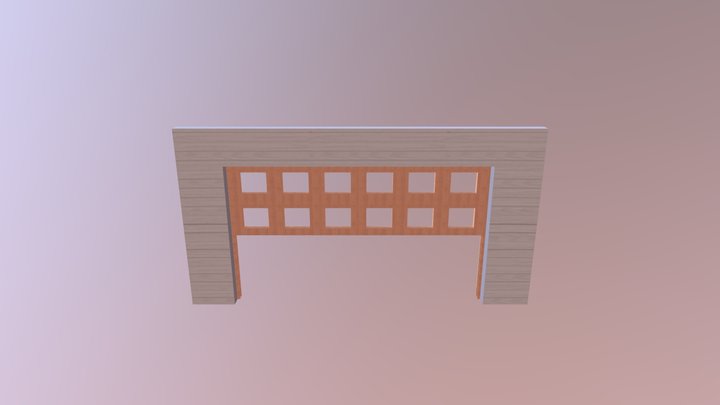 Garage Door 3D Model