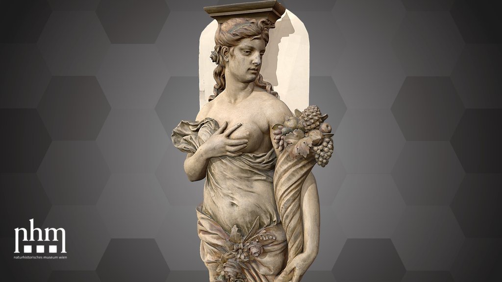 Female figure embodying "Earth"