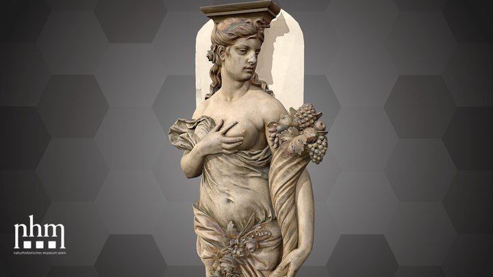Female figure embodying "Earth" – Kostenloses 3D-Modell STL
