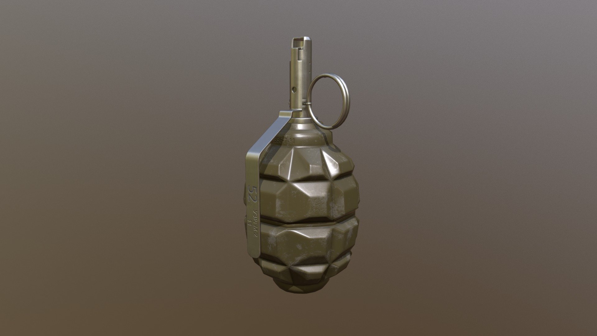 Russian F1 Hand Grenade "Limonka"