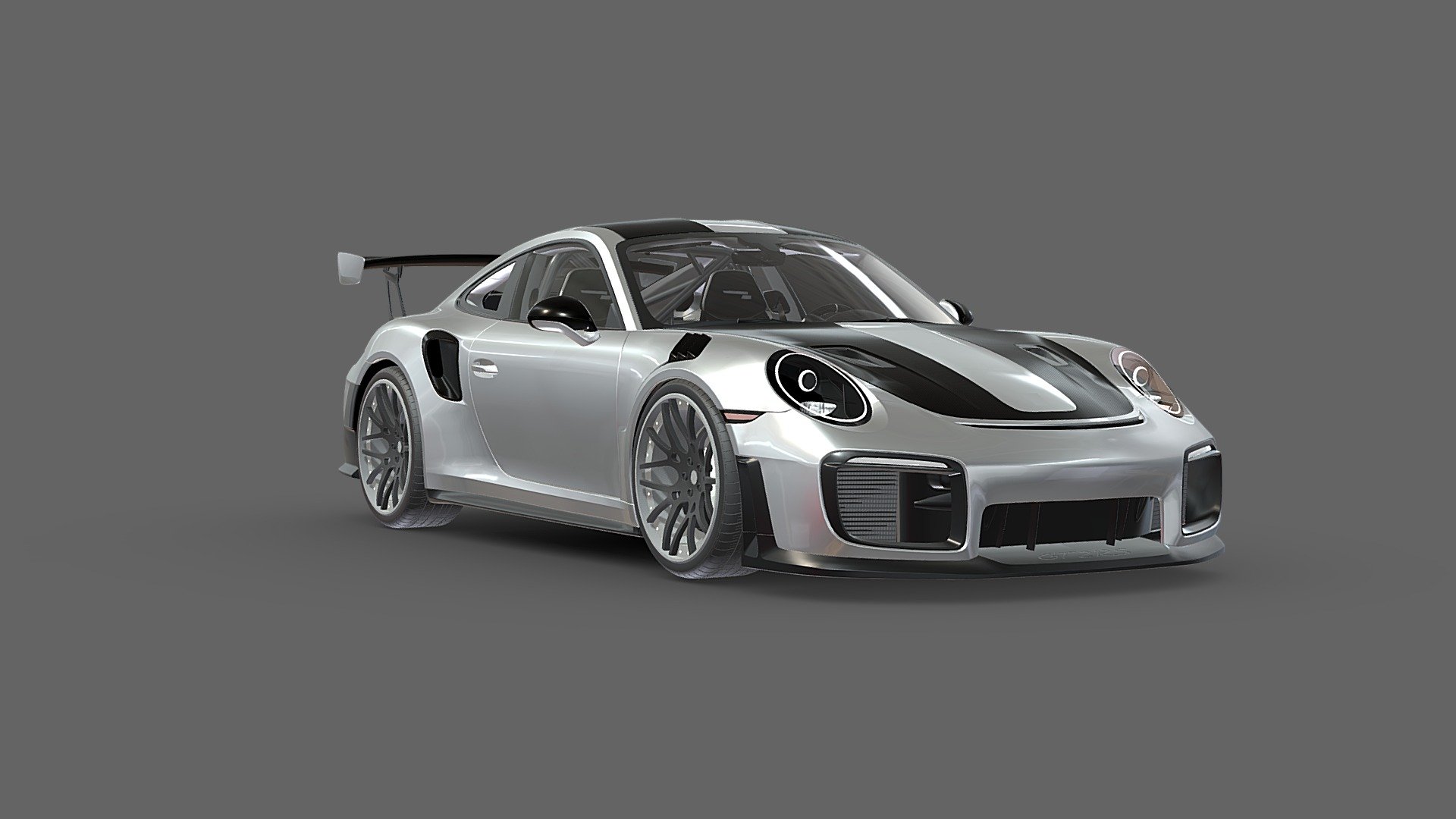 Porsche 911 GT2 RS - 360° Interactive — Sketchfab embed 3D viewer