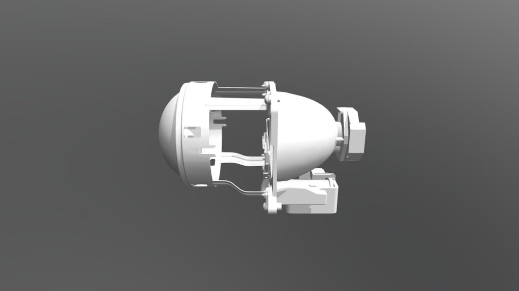 BOSCH AUTOMOTIVE LIGHTING AL BIXENON PROJECTOR 3D model by galogenu