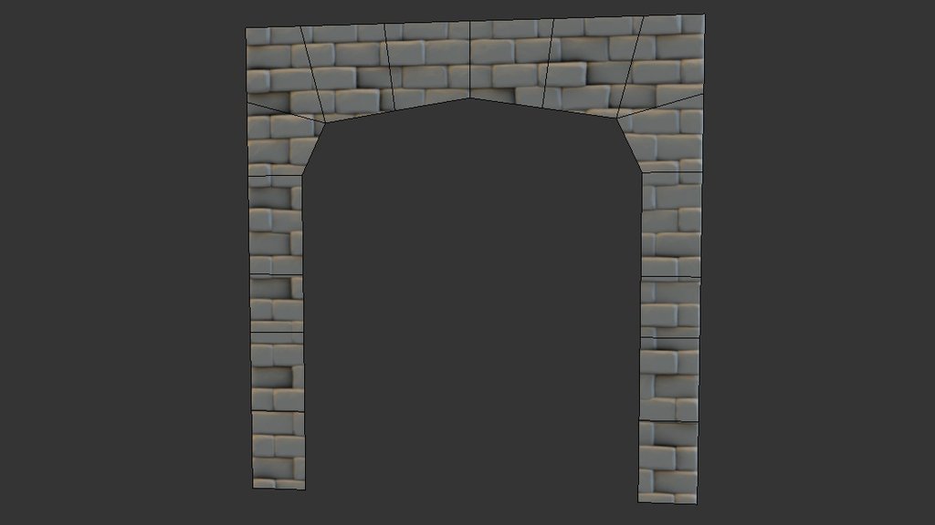 Door Arch Stone Wall