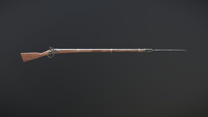 Musket An-Ix 3D Model