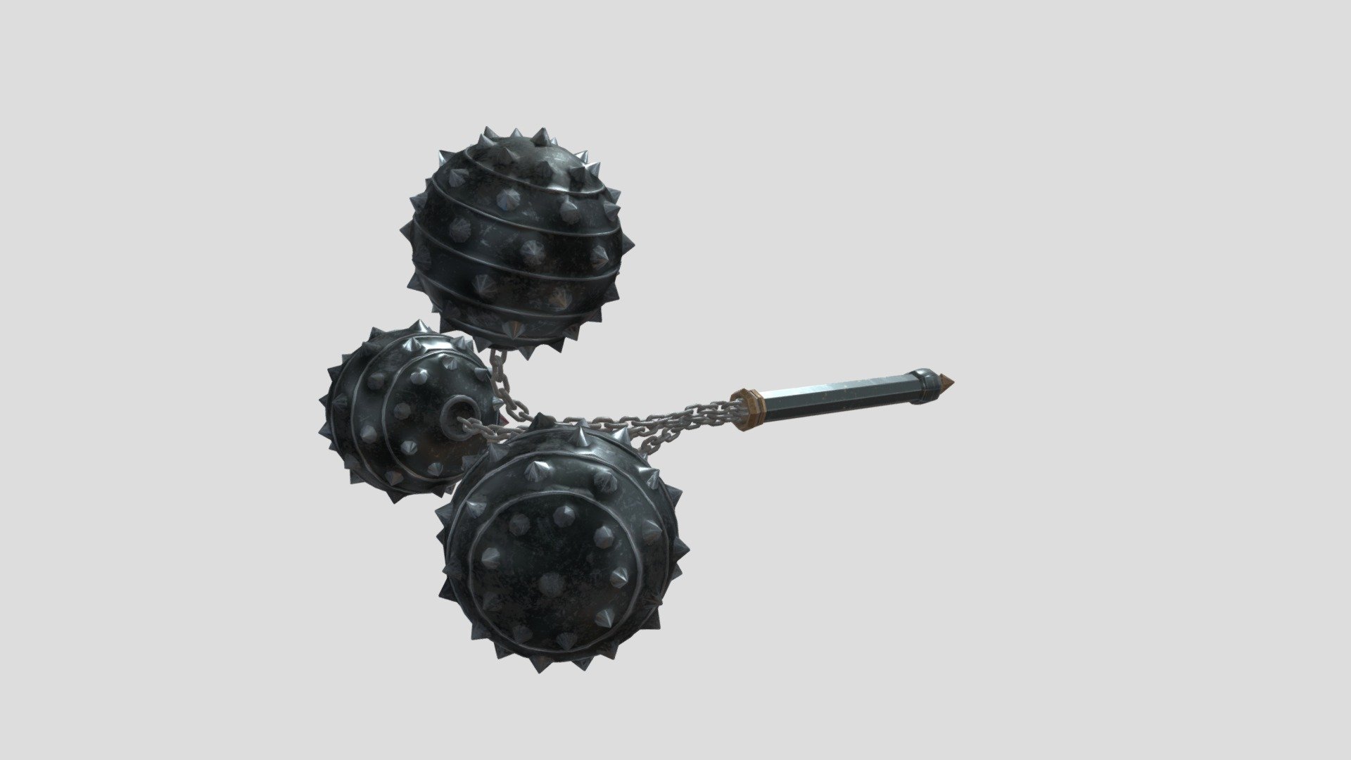 Meteor Hammer 3D model by edward.alden99 [6edf5e2] Sketchfab