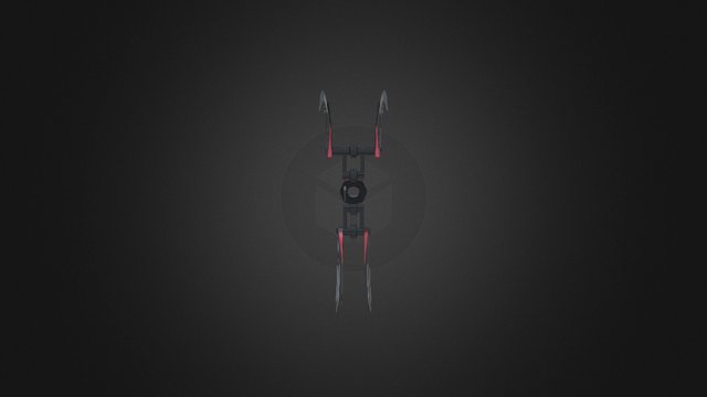 4 Blades Bow 3D Model