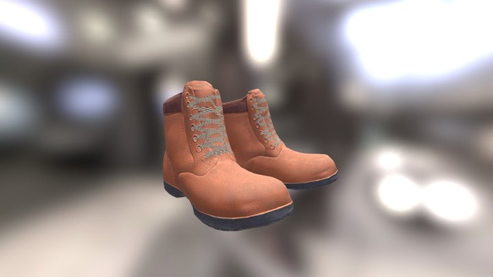 botas retopo final 8 3D Model