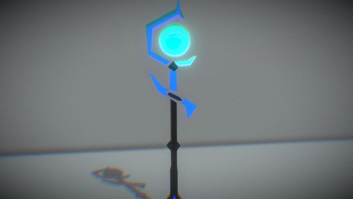 Plasma Staff 3D Model