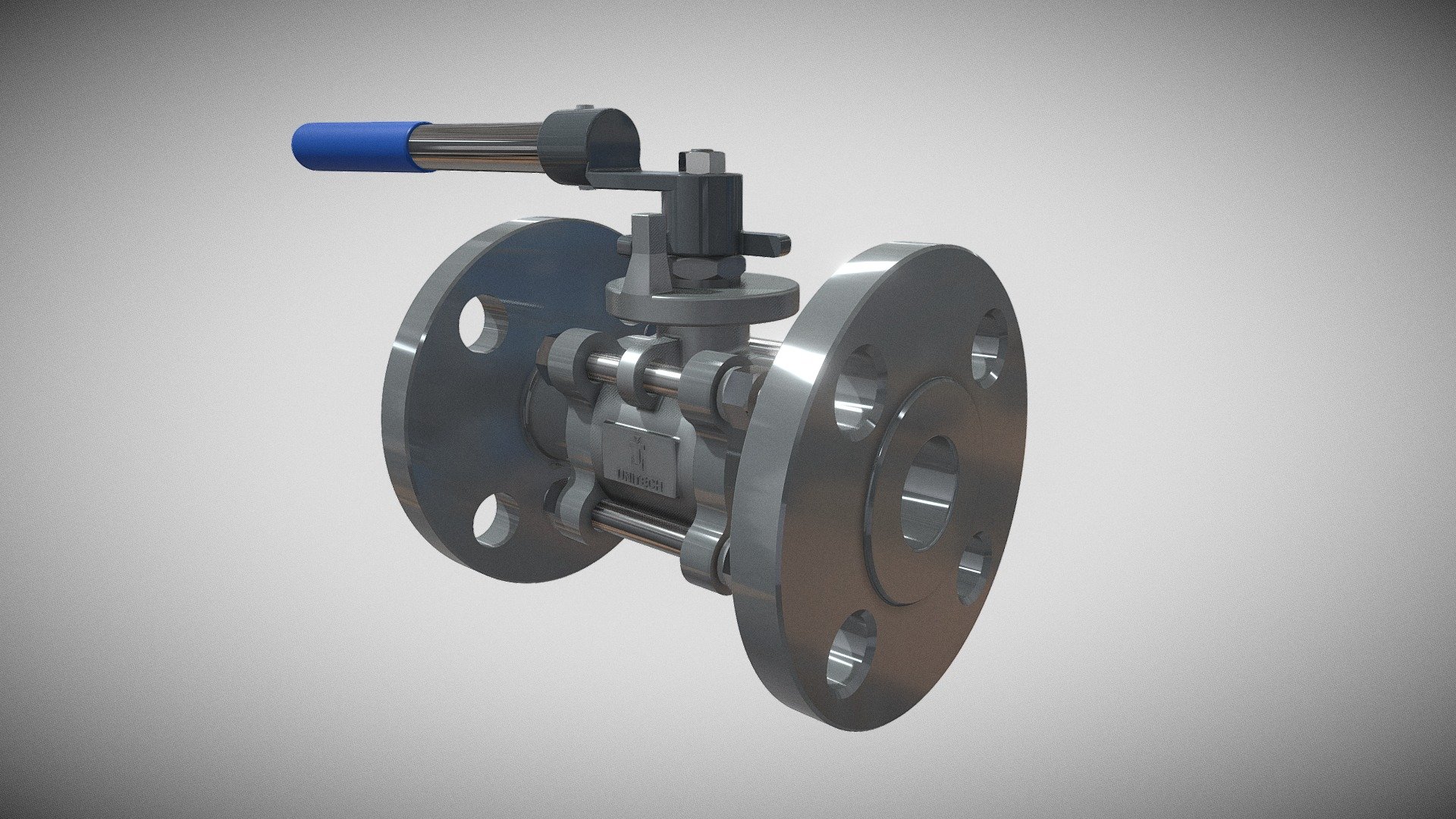 Flange end globe valve