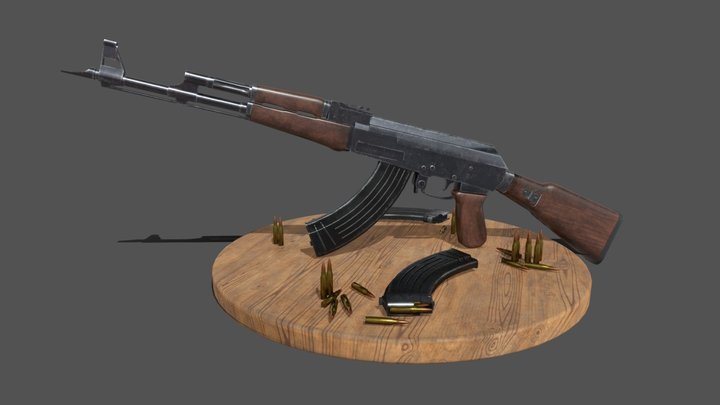 AK-47 3D Model