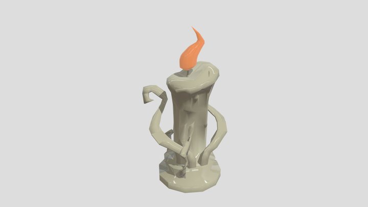 Candle 3D Model