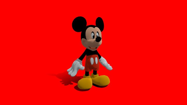 GameCube - Mickey Mouse 3D Model