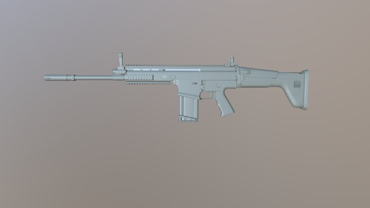 FN SCAR Low 1(2) 3D Model
