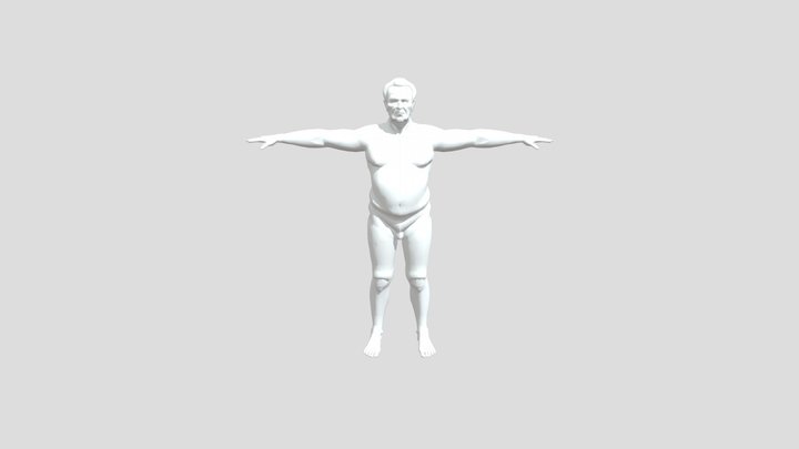 Old Man 3D Model
