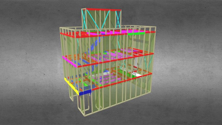H4邸(大阪) 3D Model