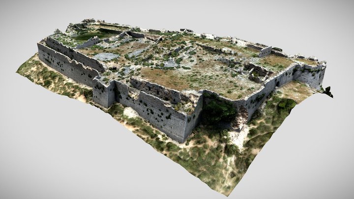 Castle Kiafa Souliou 3D Model