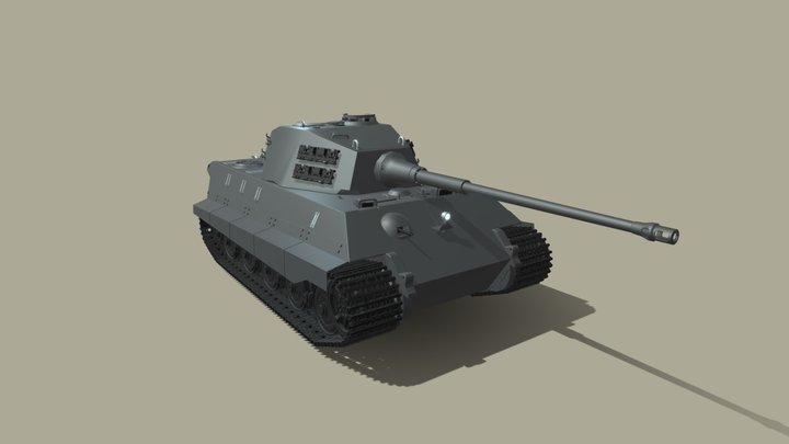 Tiger 2 3D Model