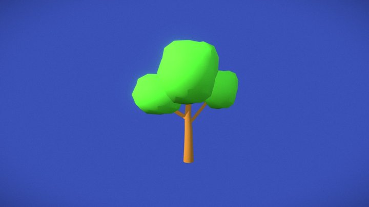 Tree for game 3D Model