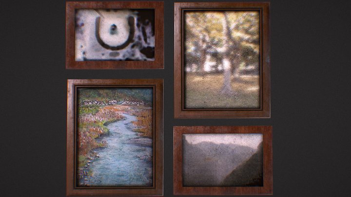 Sillent Hill PT Paintings ( Pack 1 ) 3D Model