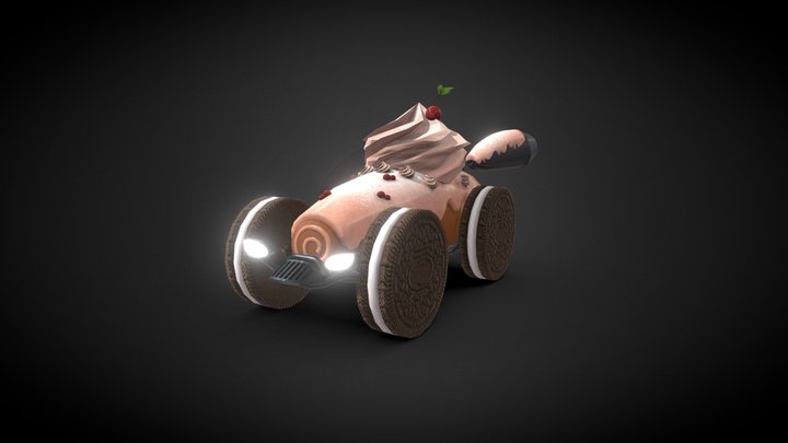 Cake Kart 3D Model