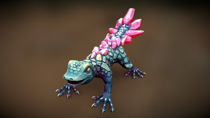 Gecko (Stylized) 3D Model