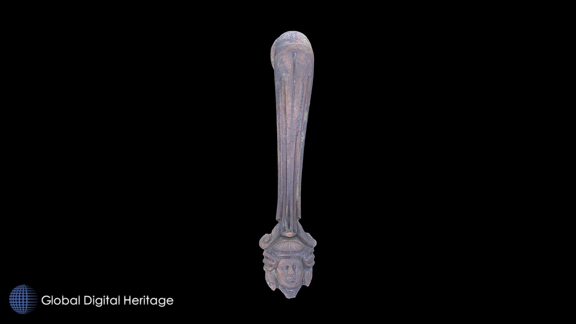 Female protome handle. Camarina, Sicily