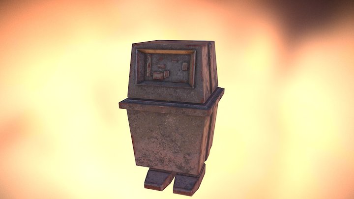 Gonk Droid 3D Model