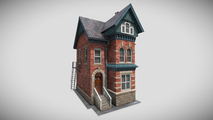 Victorian house 01 3D Model