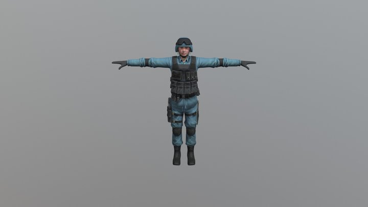 Swat 3D Model