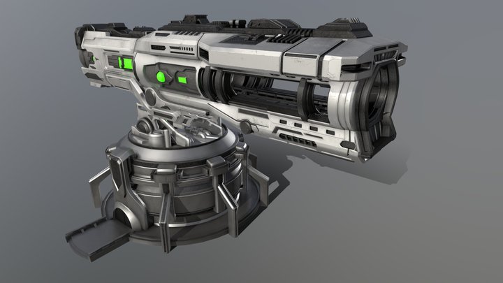 BFG 10000 (Doom Eternal,Custom Mesh ) 3D Model